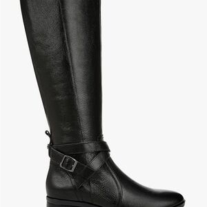 Naturalizer Black Leather Riding Boots